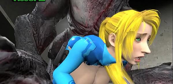  samus fucked by a monster